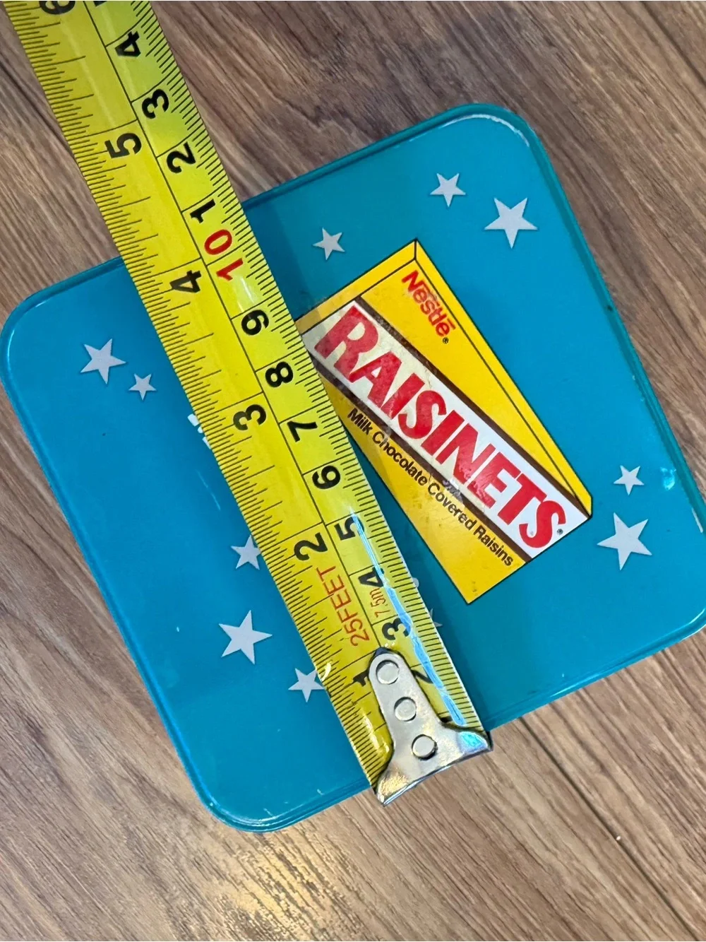 Vintage 1992 65th Anniversary Tin Nestle Raisinets 
